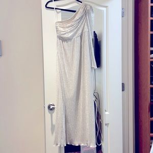 Rachel Zoe gown one shoulder